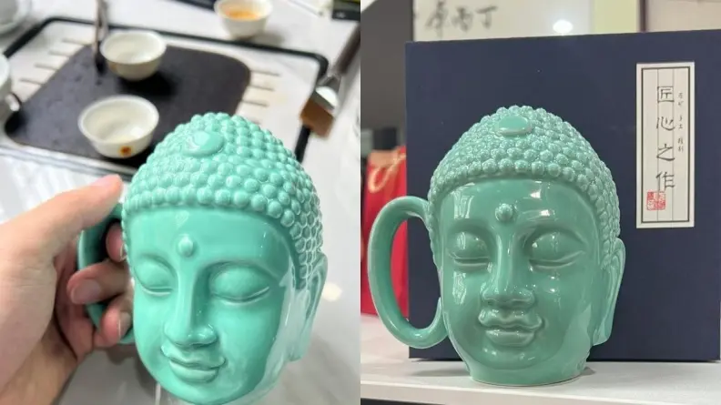 釋迦牟尼佛加持!「我佛瓷杯」喝水淨化心靈,自用、交換禮物超有哏 釋迦牟尼佛加持!「我佛瓷杯」喝水淨化心靈,自用、交換禮物超有哏