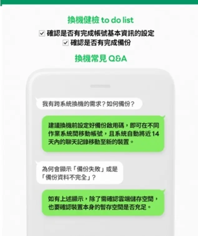 換新手機必看!LINE公開2步驟無痛轉移資料,先設定好備份啟用碼 換新手機必看!LINE公開2步驟無痛轉移資料,先設定好備份啟用碼