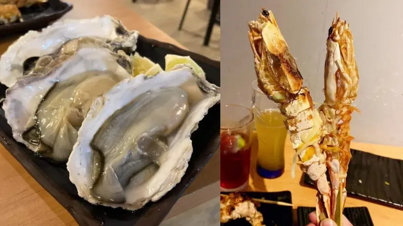 生蠔、大紅蝦免費吃！平價串燒居酒屋打卡送百元折價券，玩骰子再免費喝shot