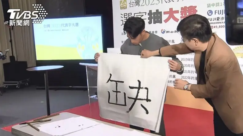 2023年台灣代表字出爐!「這字」奪冠理由曝光,「蛋」「詐」分居2、3名 2023年台灣代表字出爐!「這字」奪冠理由曝光,「蛋」「詐」分居2、3名