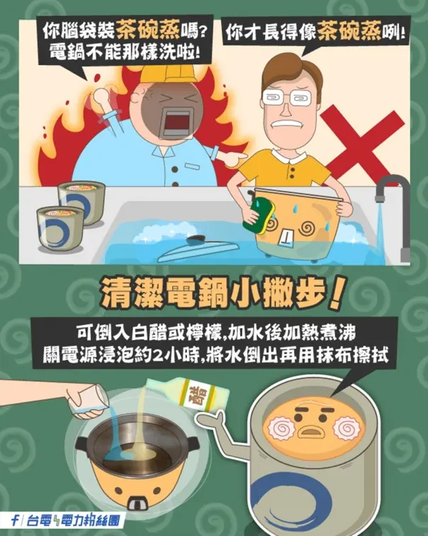 電鍋底部不洗超耗電!專家曝4招輕鬆除垢,加碼省電2技巧 電鍋底部不洗超耗電!專家曝4招輕鬆除垢,加碼省電2技巧