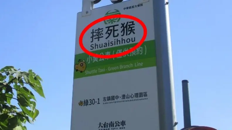 為何叫「摔死猴」？台南小黃公車站名掀熱議，奇葩名稱由來曝光