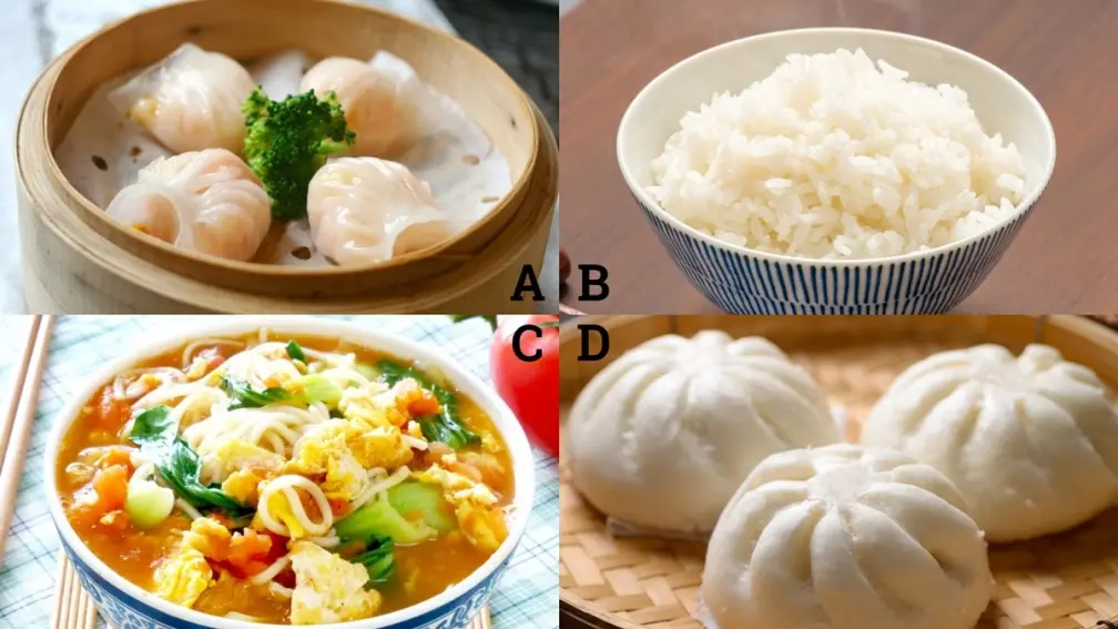 現在很餓想吃什麼主食？測你命中注定哪種命，選「這食物」一生大富大貴
