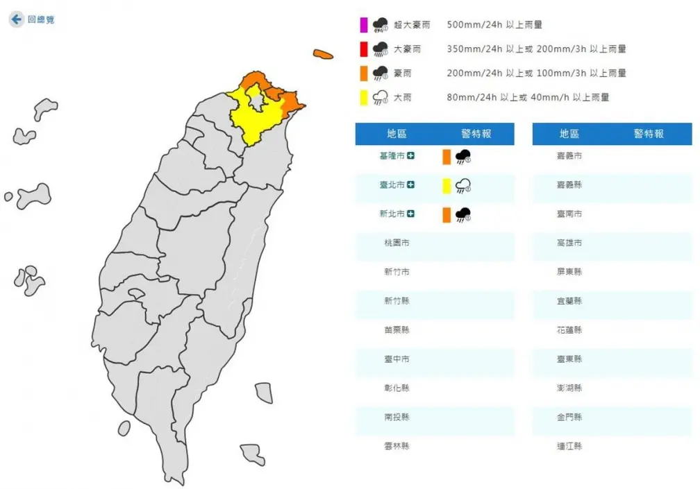 ３縣市大雨狂炸！專家示警：這時將變天「急凍12度」強度直逼冷氣團