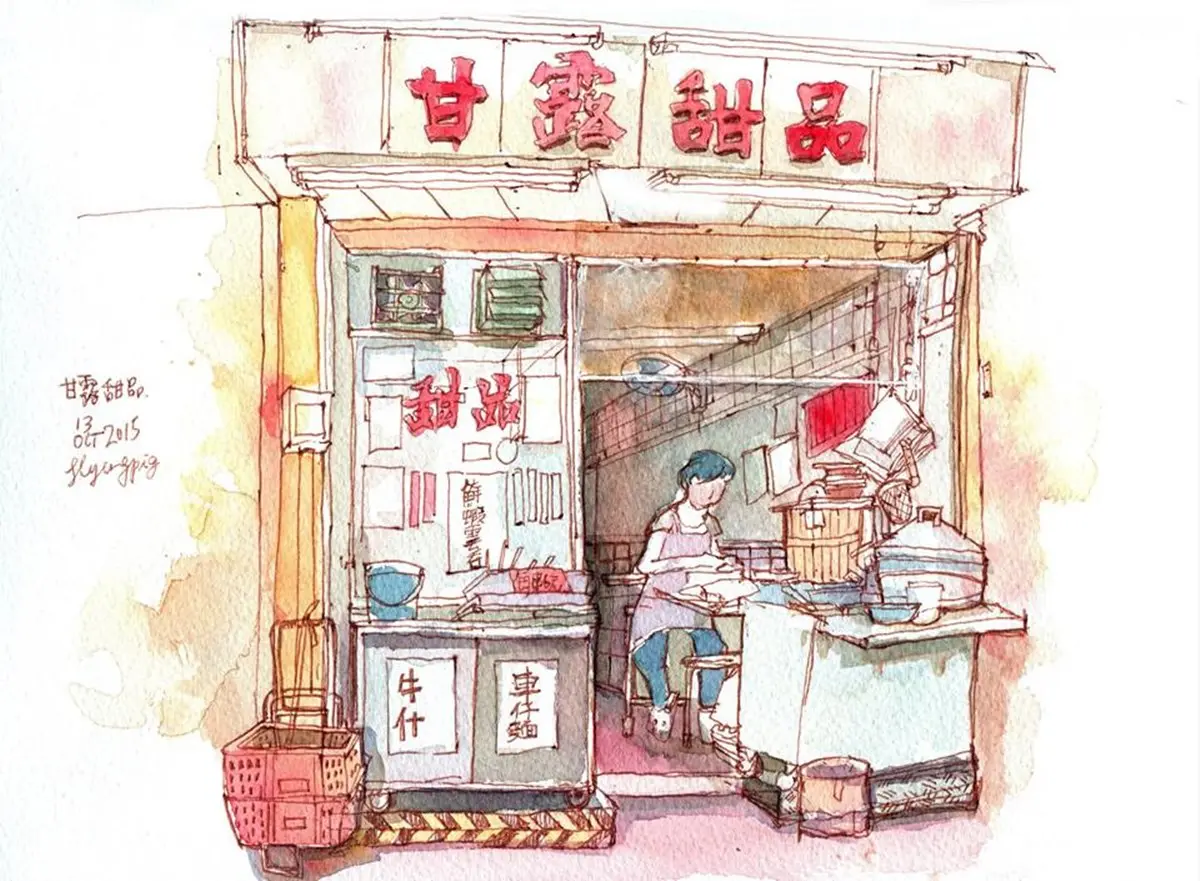 香港最好吃就在這3個地方! 插畫家飛天豬推薦人情味散步路線 香港最好吃就在這3個地方! 插畫家飛天豬推薦人情味散步路線