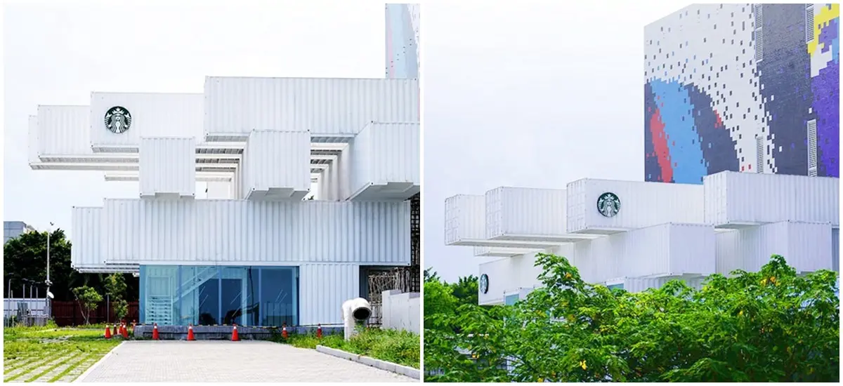 星巴克迷必朝聖!全台首座純白「貨櫃星巴克」+ 美食貨櫃市集年底開幕 星巴克迷必朝聖!全台首座純白「貨櫃星巴克」+ 美食貨櫃市集年底開幕