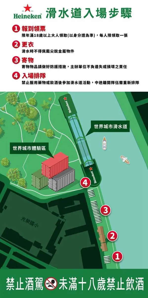 全球網紅熱拍IG潮點「城市滑水道」8月終於來台! 全球網紅熱拍IG潮點「城市滑水道」8月終於來台!