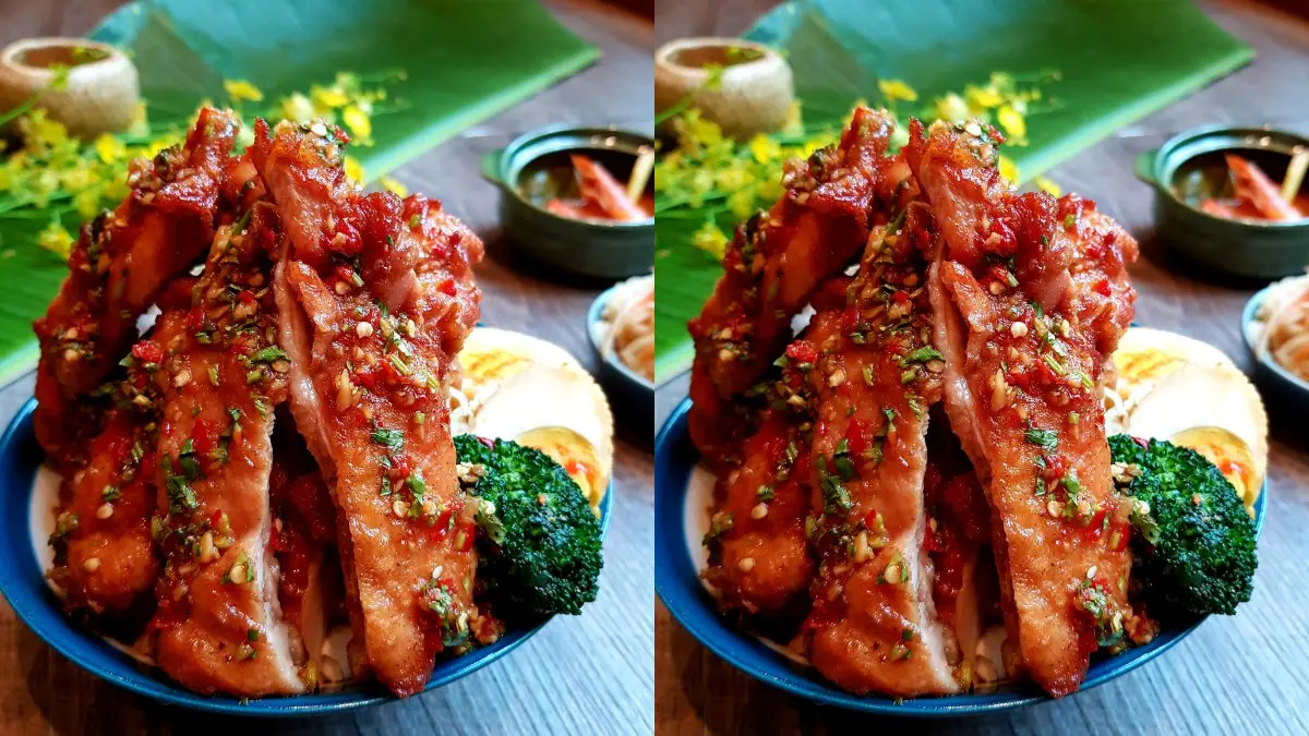 揪好友一起吃!泰式料理品牌開幕，推「巨無霸椒麻雞飯」買一送一!
