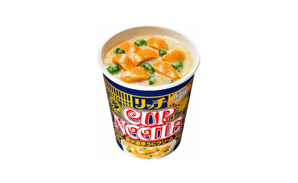 泡麵無極限!最新「海膽杯麵」濃厚奶油湯+6.9%海膽配料!去日本快掃貨 泡麵無極限!最新「海膽杯麵」濃厚奶油湯+6.9%海膽配料!去日本快掃貨