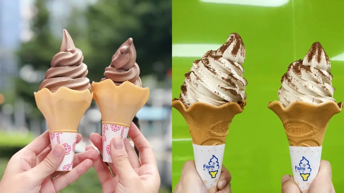 冬天必吃濃郁系霜淇淋，小七聯名「HERSHEY’S巧克力霜淇淋」全家推「提拉米蘇霜淇淋」