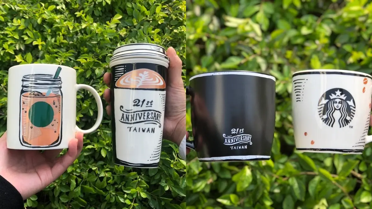 超想收！星巴克首推「2D漫畫風格」限定商品：拉花馬克杯、手繪隨身瓶