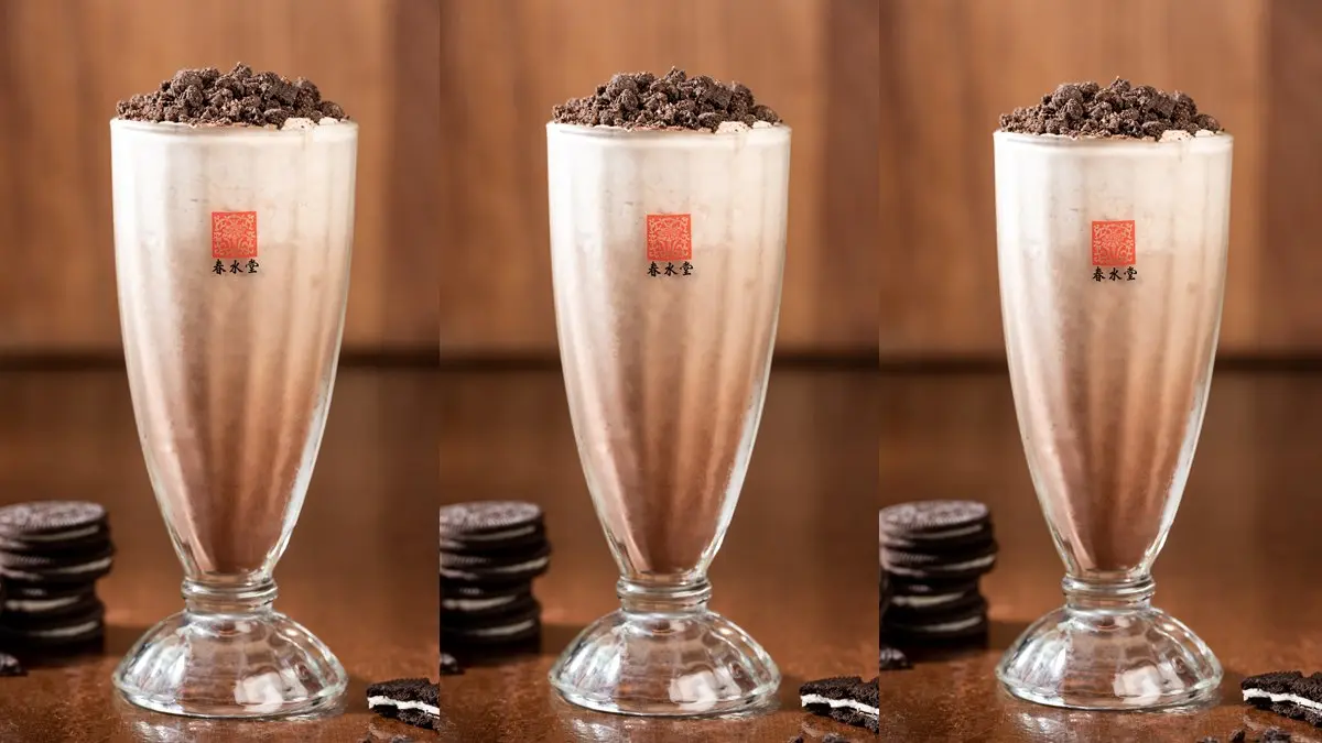 真的好想喝！「Oreo碎片＋巧克力鮮奶茶」，春水堂巧克力飲品再一發