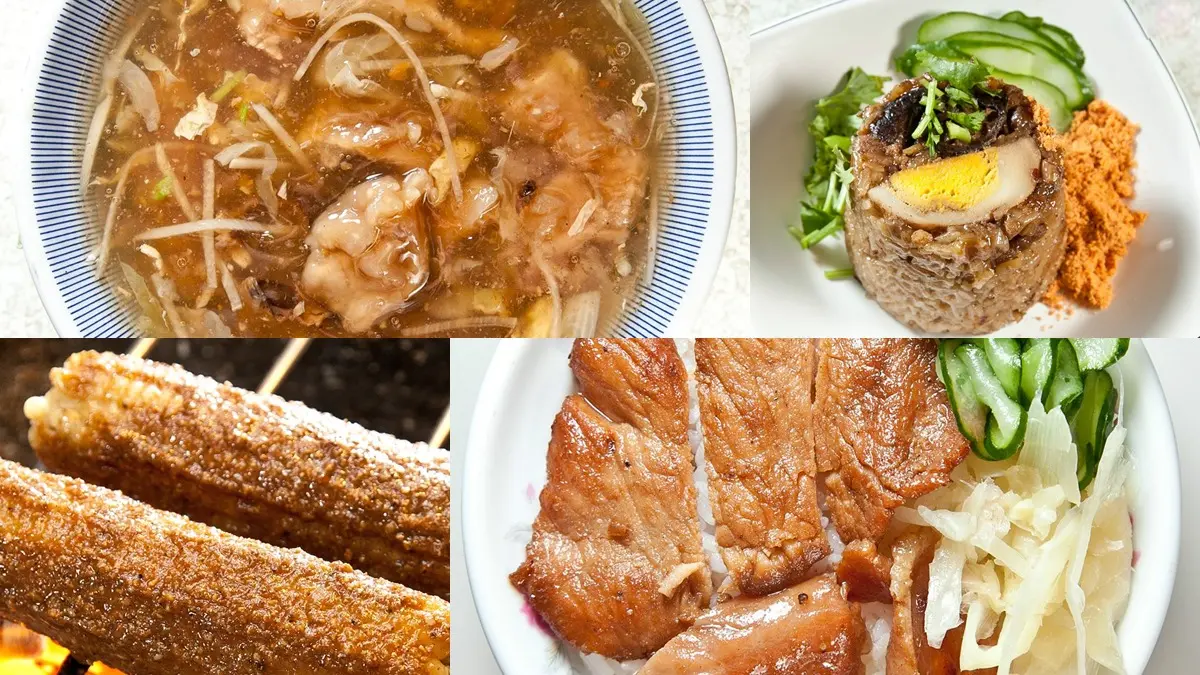 高雄在地人推這夜市，200公尺吃不完！黑豬燒肉飯、50年米糕、石燜烤玉米