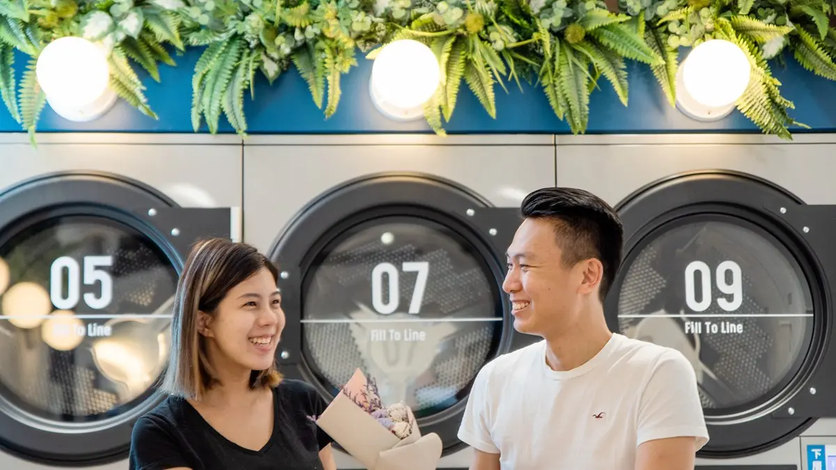 新北三峽「自助洗衣」咖啡店，順便吃甜點、拍美照，衣服洗完還會LINE你