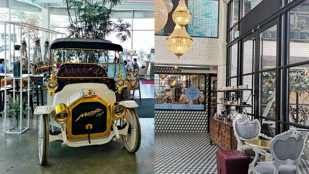 復古老爺車+英式電話亭!釜山「咖啡一條街」這間新開店好威 復古老爺車+英式電話亭!釜山「咖啡一條街」這間新開店好威