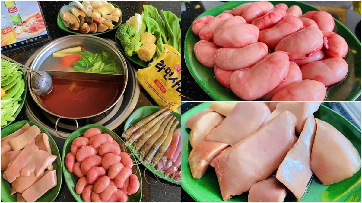 麻辣鍋吃到飽大戰！「雞胇」不夠看，天外天加碼「超厚腰子」「韓國泡麵」