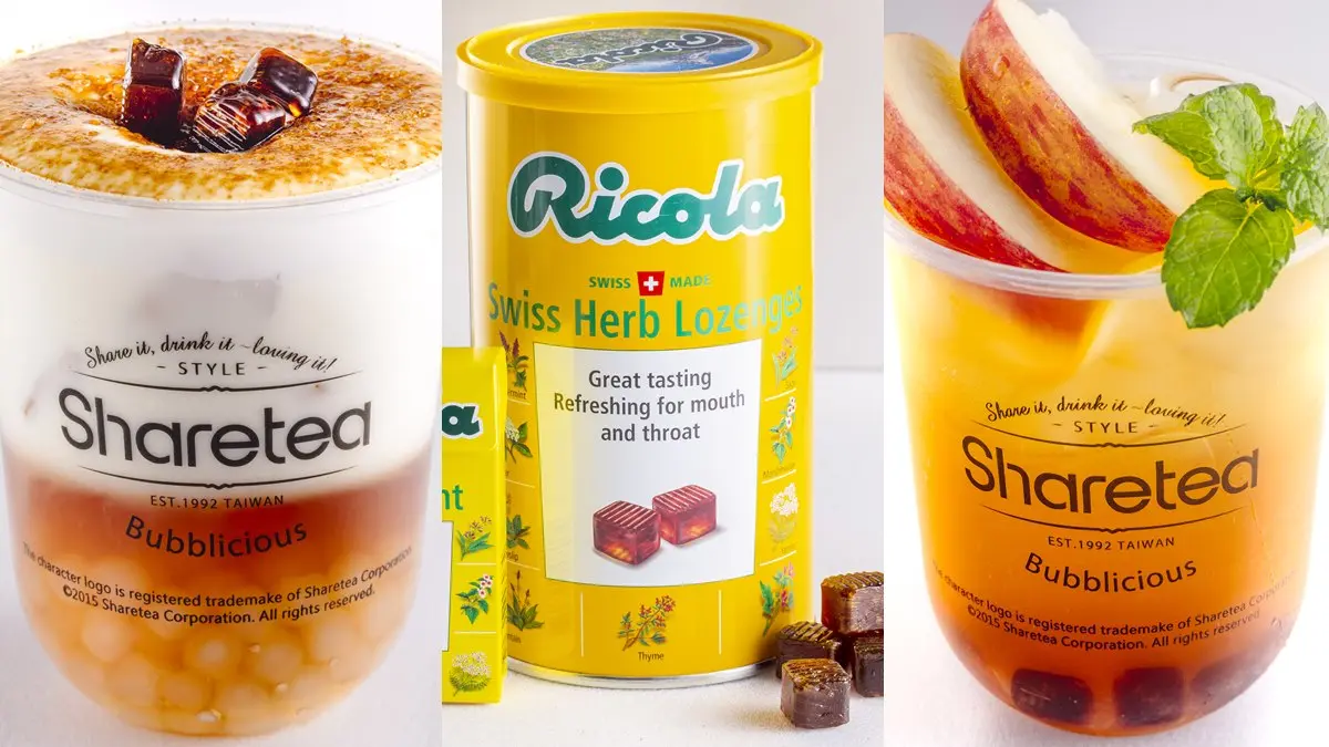 喉糖變飲料敢喝嗎？Sharetea與利口樂推「喉糖珍珠厚奶」+送隨身包喉糖