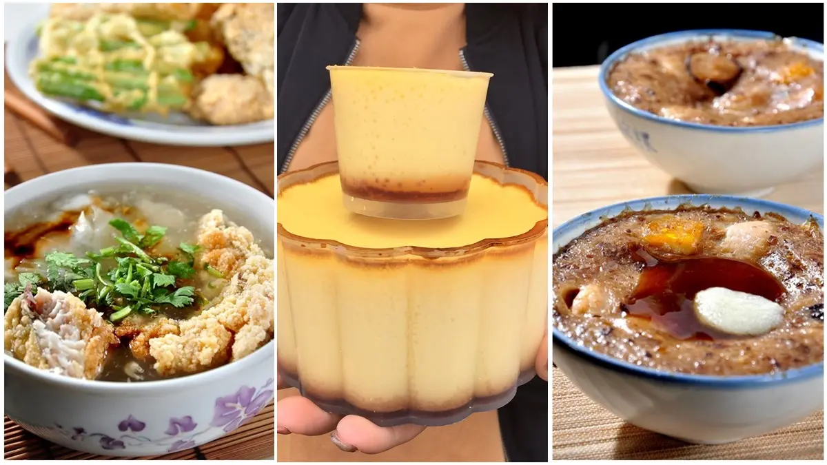 台南隱藏版古早味！「鴨母寮」必吃這5攤：巨無霸布丁、50年熟肉香腸、炭火煮麵