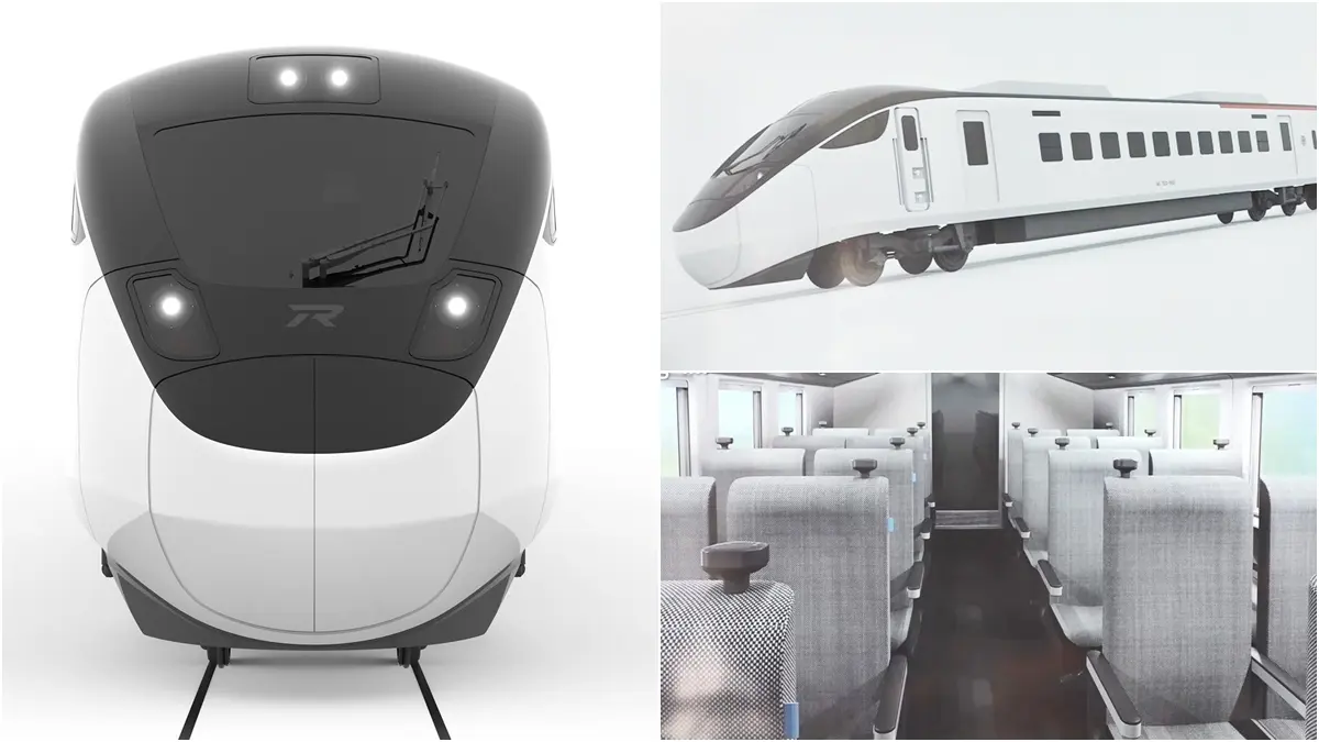 花東新美景！台鐵全新「城際列車」黑白配，網友讚：超時尚