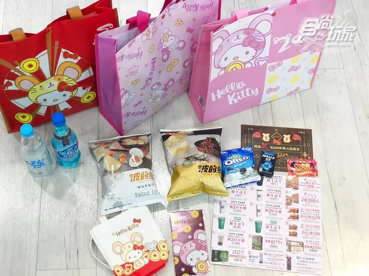 絕對要搶！超商推「Hello Kitty與米奇」過年福袋：買一送一券、肖像商品、抽汽車