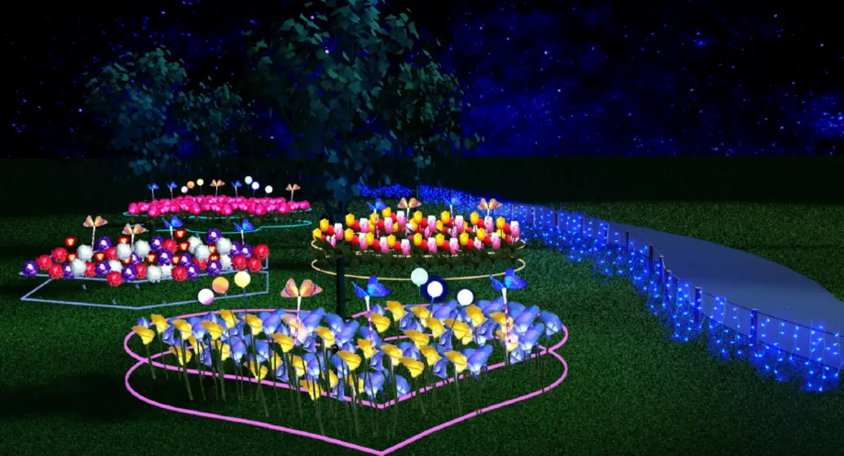 全台最長「水岸燈會」在桃園!銀白「蒲公英燈田」發光飄浮,還有12公尺法國巨龍 全台最長「水岸燈會」在桃園!銀白「蒲公英燈田」發光飄浮,還有12公尺法國巨龍