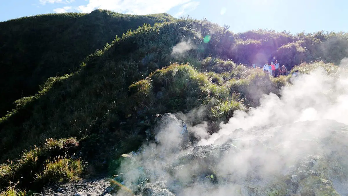 台灣唯一火山步道,台北最高峰七星山輕鬆登頂路線,幼稚園小孩都能走