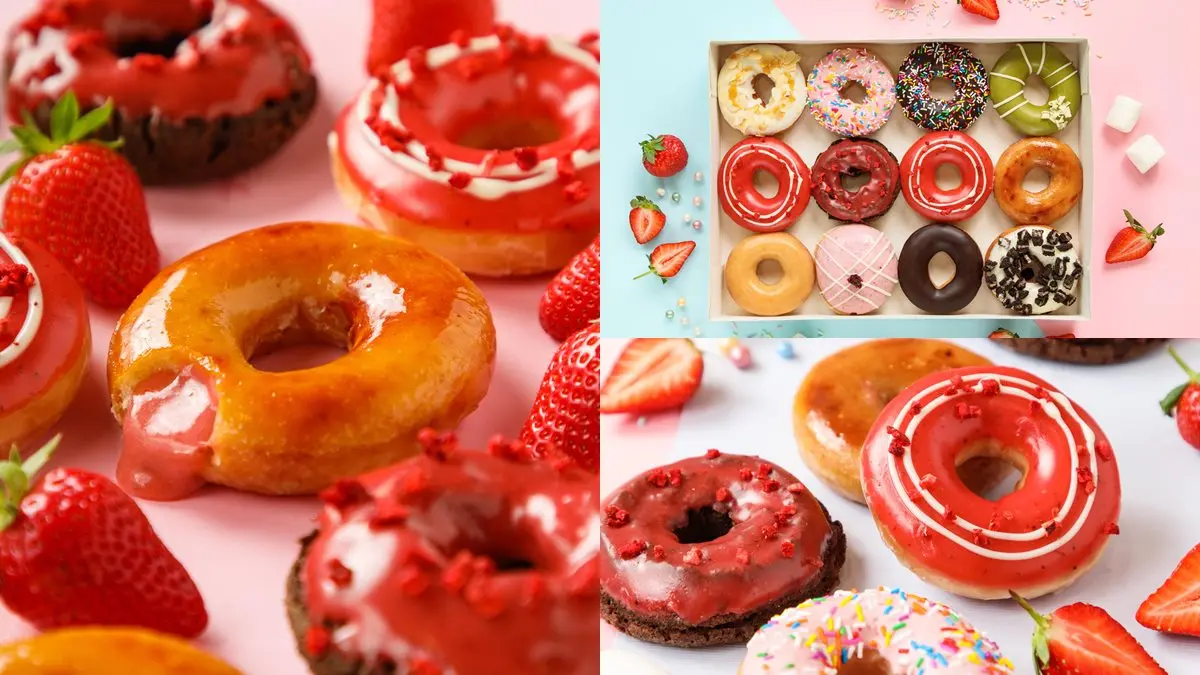 Krispy Kreme推3款「限定草莓新品」，先搶「草莓布蕾甜甜圈」「草莓巧克力蛋糕」
