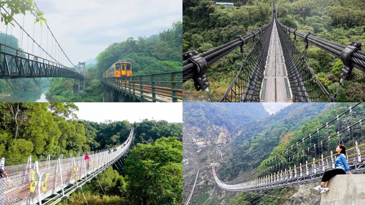 【全台15座絕美吊橋】北中台灣8條秘境吊橋：平溪觀瀑吊橋、雙龍瀑布彩虹吊橋