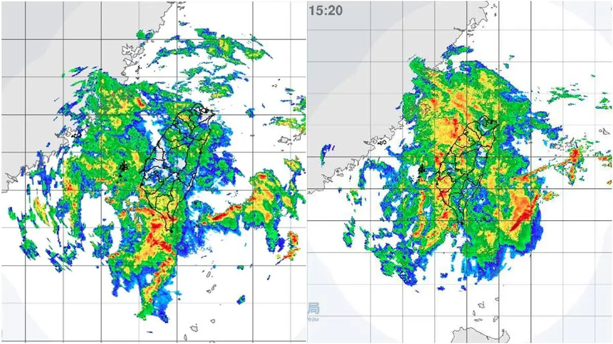 雨勢升級！13縣市注意豪大雨，今晚下班記得帶傘