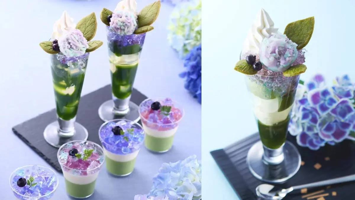 美哭不誇張！京都抹茶名店「紫陽花聖代」今年度季節限定回歸