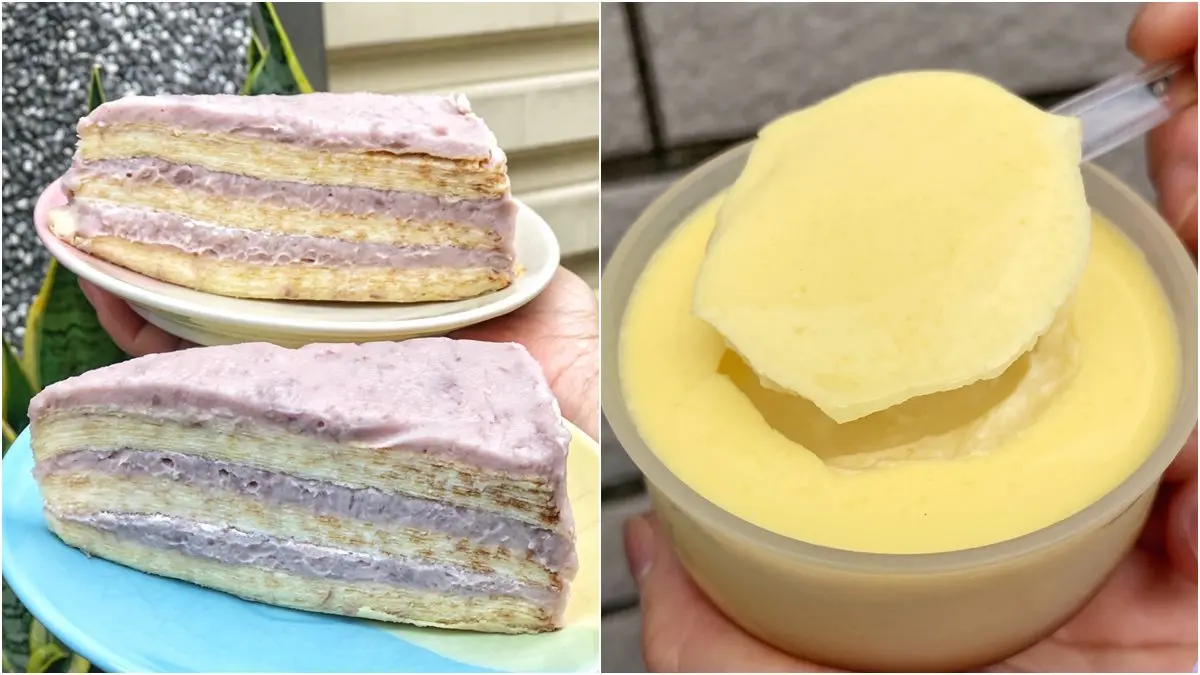 「厚厚3層綿密芋泥」太誘人！台南隱藏版人氣小店千層蛋糕，芋頭控快筆記