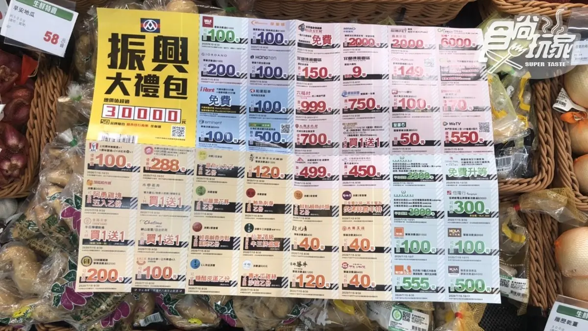 回饋超過3萬元！全聯推50品牌「振興大禮包」：肯德基、主題樂園獨家買1送1
