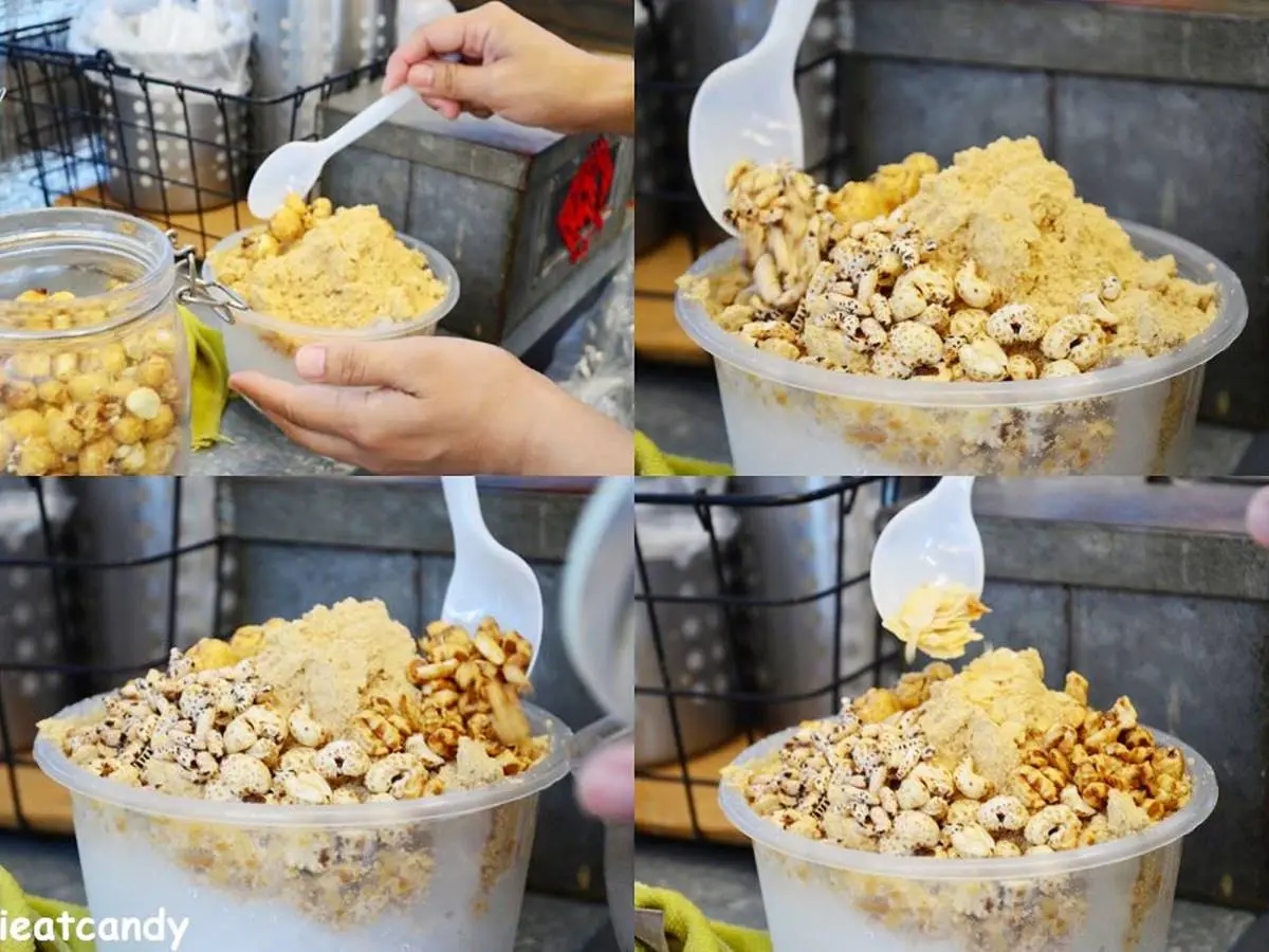 超有哏手拿美食！鹿港天后宮周邊這3家：彩色米果麵茶冰、20種口味雞蛋糕