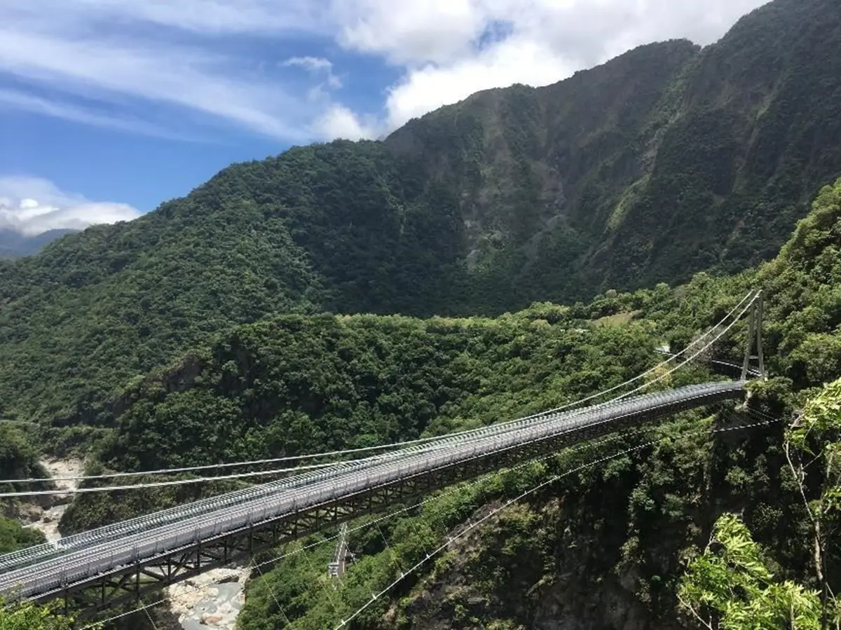 太魯閣最美「山月吊橋」開放日確定!站在「42層樓高空」打卡看峽谷 太魯閣最美「山月吊橋」開放日確定!站在「42層樓高空」打卡看峽谷