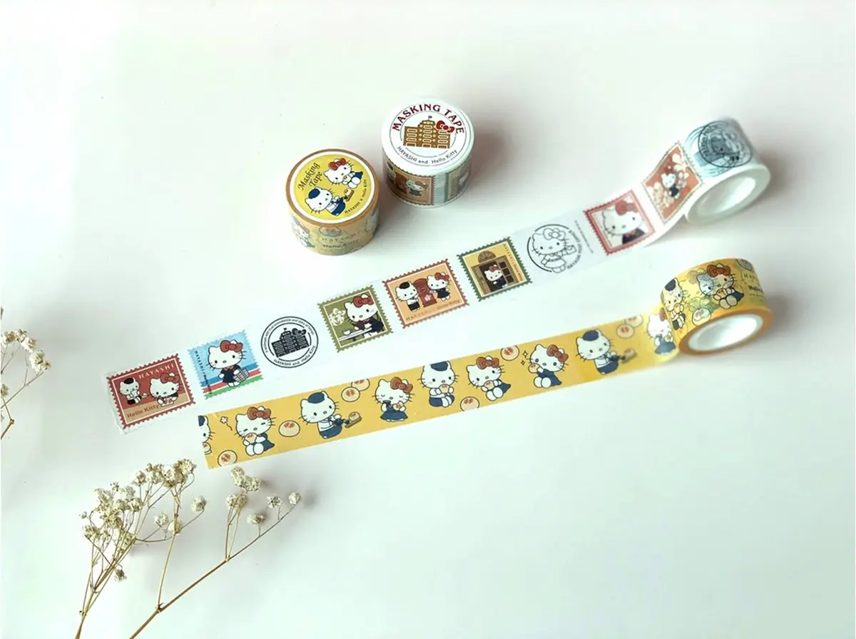 「巨型Kitty紙膠帶」必拍！台南林百貨×Hello Kitty聯名展，34款復古雜貨美翻