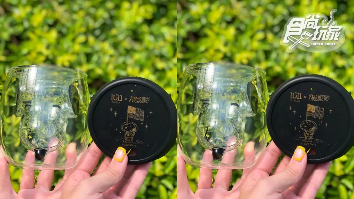 全黑Snoopy超酷！人氣手搖飲推3款史努比周邊，先搶名片造型杯