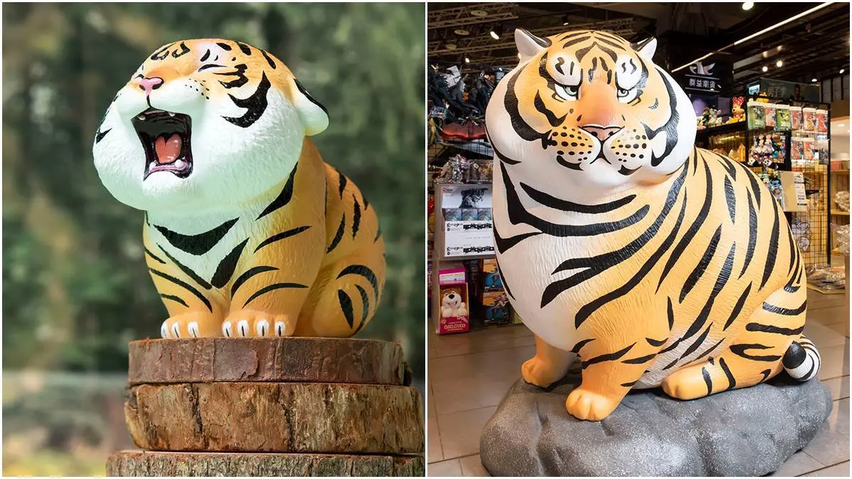 衝三創打卡！巨大「胖虎」坐鎮超萌動物IP展，還有一日店長麻吉貓