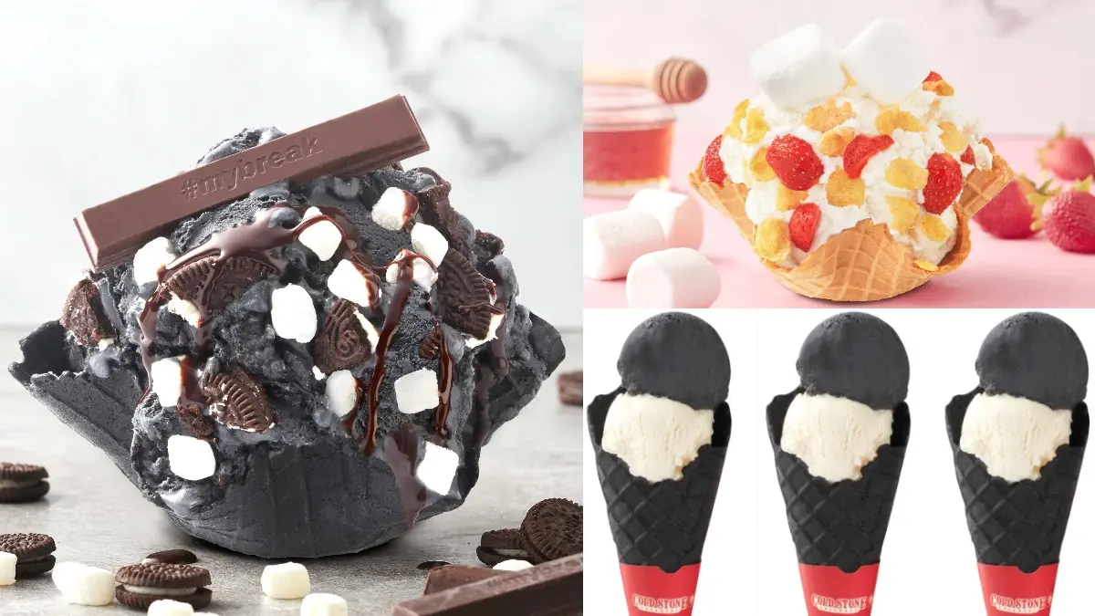 第二杯50元！COLD STONE高顏值「蜂蜜、KitKat冰淇淋」登場，還有限量「黑甜筒冰」