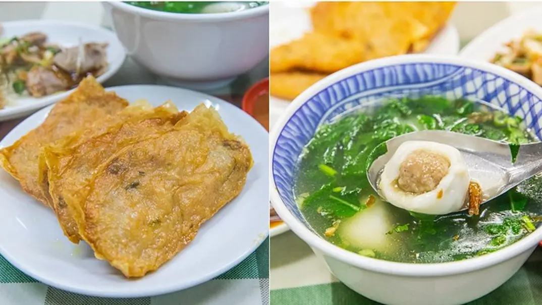 飄香60年！新莊老街古早味鹹圓仔皮Q唰嘴，方形「虎皮蝦捲」別處吃不到