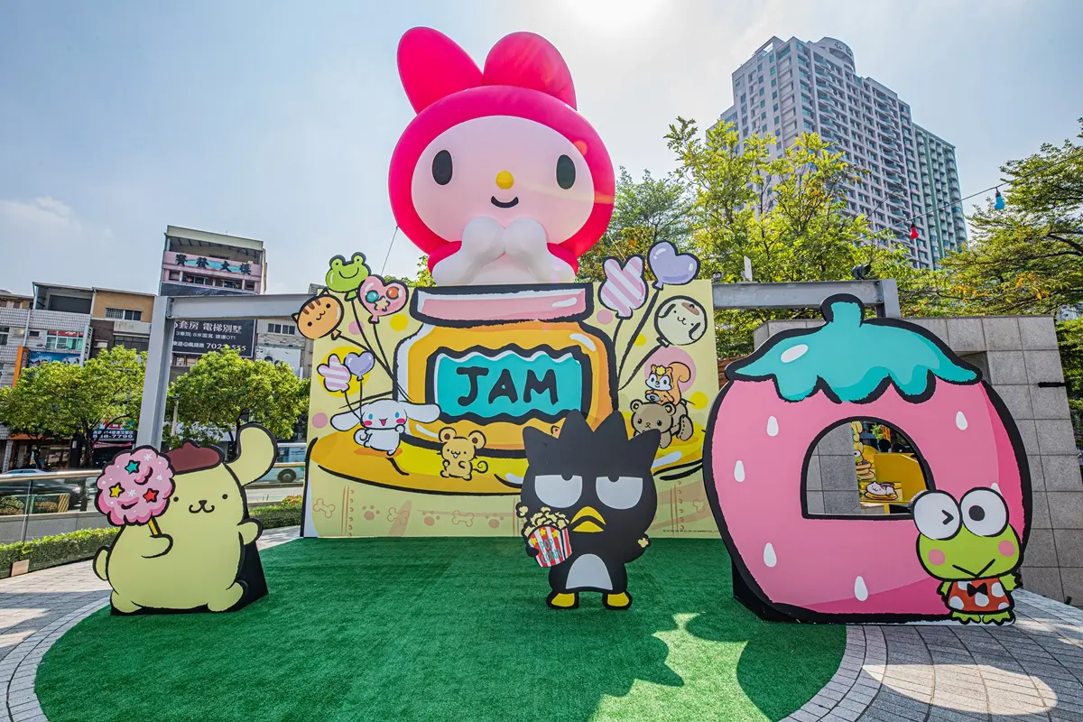 快衝這裡！全台唯一「三麗鷗奇幻樂園」登場，10公尺高美樂蒂+布丁狗溜滑梯一次打卡