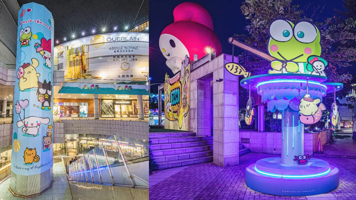 快衝這裡！全台唯一「三麗鷗奇幻樂園」登場，10公尺高美樂蒂+布丁狗溜滑梯一次打卡