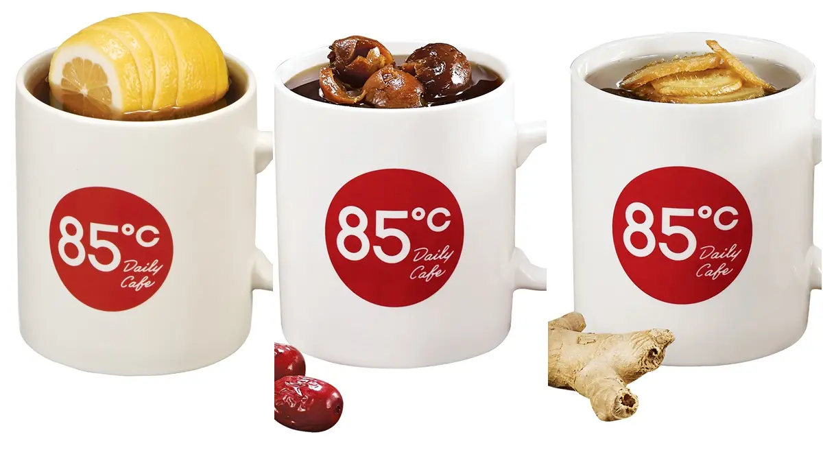 第2件半價！85度C把「一顆檸檬」變熱飲了，再加碼推「桂圓紅棗茶」「熱薑茶」暖身上市