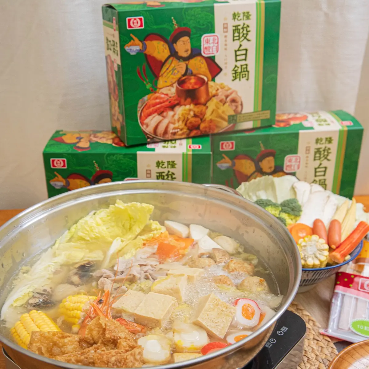 在家就能「偽出國」！桂冠新品「四國湯底火鍋組」，日式牛奶鍋、叻沙鍋、部隊鍋都有
