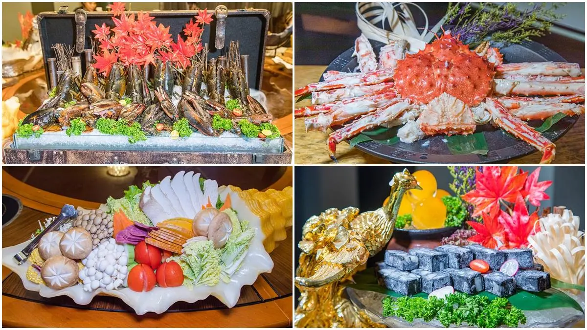 新北這家餐廳超有哏！KTV包廂嗑浮誇海鮮火鍋，寶箱藏整隻帝王蟹、活體波士頓龍蝦