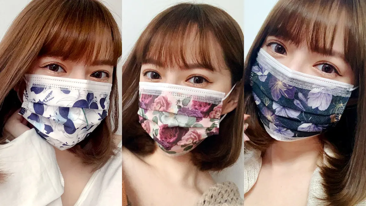 口罩新色到！萊潔「丹寧藍」11/12萊爾富可預購，jiujiu也推花卉+蕾絲7款打造女神LOOK