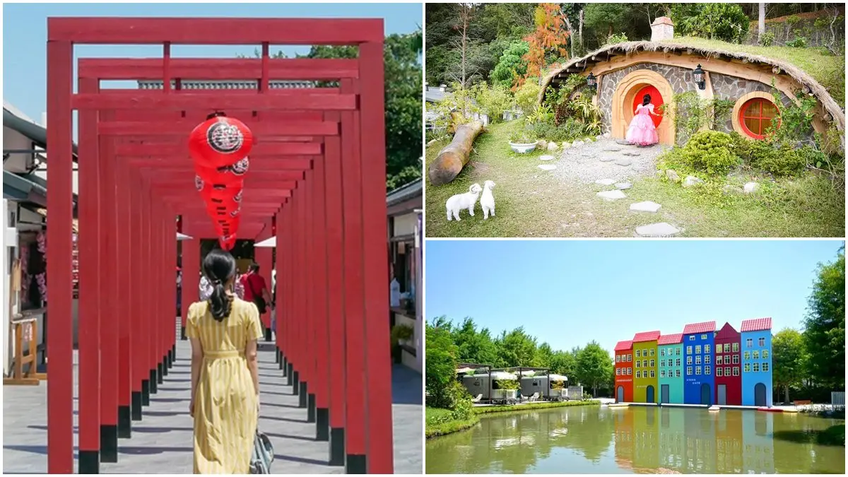 網美打卡必拍！北部12處偽出國景點：日本鳥居長廊、紐西蘭哈比村、丹麥新港彩色屋