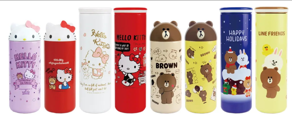 小七獨家!HELLO KITTY+LINE熊大8款保溫杯這天開賣,超Q立體杯蓋快收 小七獨家!HELLO KITTY+LINE熊大8款保溫杯這天開賣,超Q立體杯蓋快收