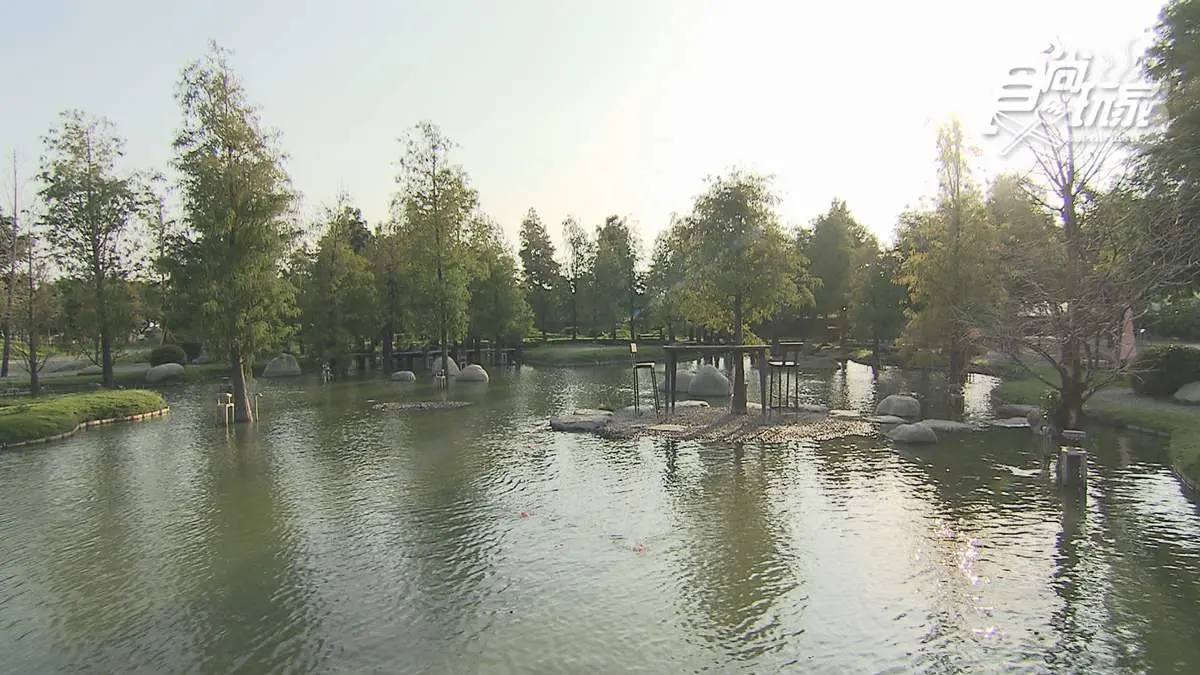 不出國也有日式美照！雲林台版兼六園免費隨你逛，必拍超美湖中「愛心」