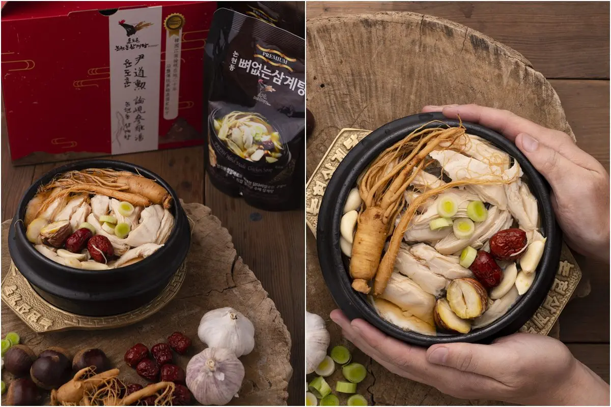 一秒置身韓國食堂!國民美食「尹道勲論峴蔘雞湯」登台,大嗑去骨雞腿肉、莞島郡鮑魚 一秒置身韓國食堂!國民美食「尹道勲論峴蔘雞湯」登台,大嗑去骨雞腿肉、莞島郡鮑魚