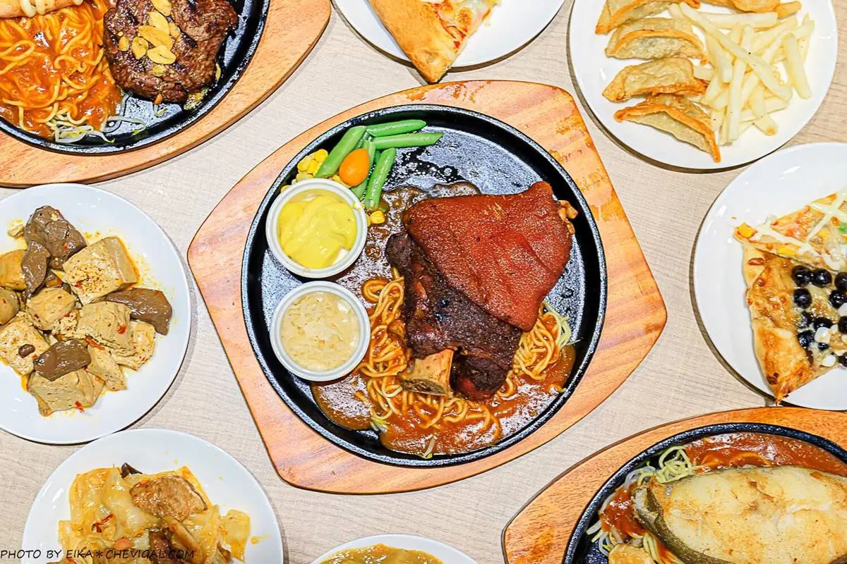 最低299元！台中佛心牛排館任吃珍珠披薩、滿料羅宋湯，打卡必點熊熊奶茶、夢幻泡泡